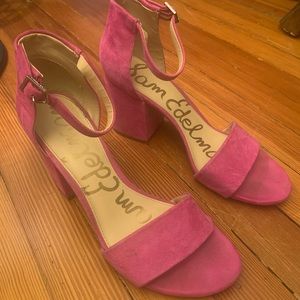 Sam Edelman Pink Block Heels